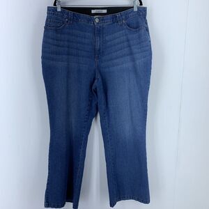 Catherine’s Womens 18W Secret Slimmer Synergy Jeans Stretch Bootcut Cowgirl